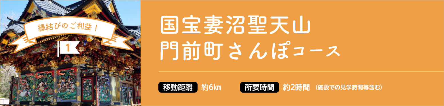 散策コース1 国宝妻沼聖天山門前町さんぽコース